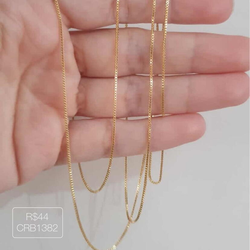 Corrente Veneziana 80cm Prateada